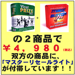 『売上向上のための「新ツール」＋「定番ツール」』★双方に「マスターリセールライト」付帯！！★「お買い得パッケージ」です。