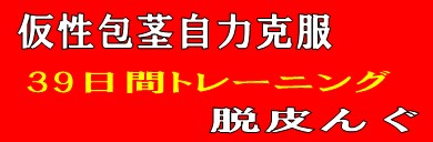 日本人男性の過半数以上を苦しめる憎っき悪の余り皮を全面撤去　仮性包茎自力改善マニュアル　【ザ・脱皮んぐ（ザ・ダッピング）】