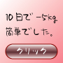 【10日で－5ｋｇ楽やせダイエット】