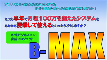 ネットビジネスマン育成プロジェクト【Ｂ－ｍａｘ】