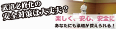 安心・安全・楽しい柔道教授法