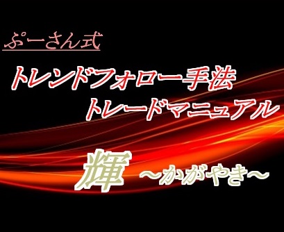 ぷーさん式トレンドフォロー手法トレードマニュアル輝