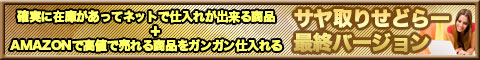 電脳せどりツール「サヤ取りせどらー最終バージョン」
