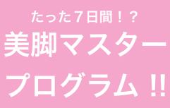 わんちゃん先生の７日間美脚マスタープログラム