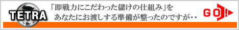 即戦力にこだわった稼ぎの仕組み【ＴＥＴＲＡ】