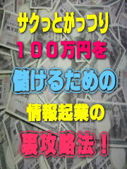 サクっとがっつり１００万円儲けるための情報起業の裏攻略法