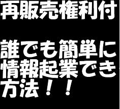 日本一のカリスマ･マーケッター鎌上正人が送る　ど素人でも簡単に再販売でガンガン稼ぎまくる方法