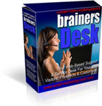 【先着50名様限定スクリプト設置サービス付】ブレイナーズデスク[あなたの見込客や顧客のサポートコンタクト業務を集中管理！]