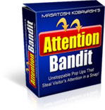 【先着50名様限定スクリプト設置サービス付】アテンションバンディット[ブロックされないポップオーバー広告を作成するツールを利用者に提供し、仕掛ける側へ！]