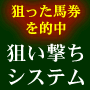 わずか３０秒で予想！１０秒で馬券購入！「狙い撃ちシステム」