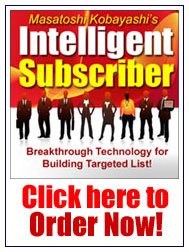 リピータを増やし、リストを集めてあなたのビジネスを爆発させるintelligentsubscriber
