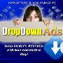 押しつけがましくないクールなドロップダウン広告作成ツール！「Drop Down Ads」