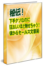 秘伝！下手クソなのに狂おしいほど魅せちゃう儲かるセールス文章術