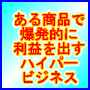 ある商品で爆発的に利益を出すハイパービジネス