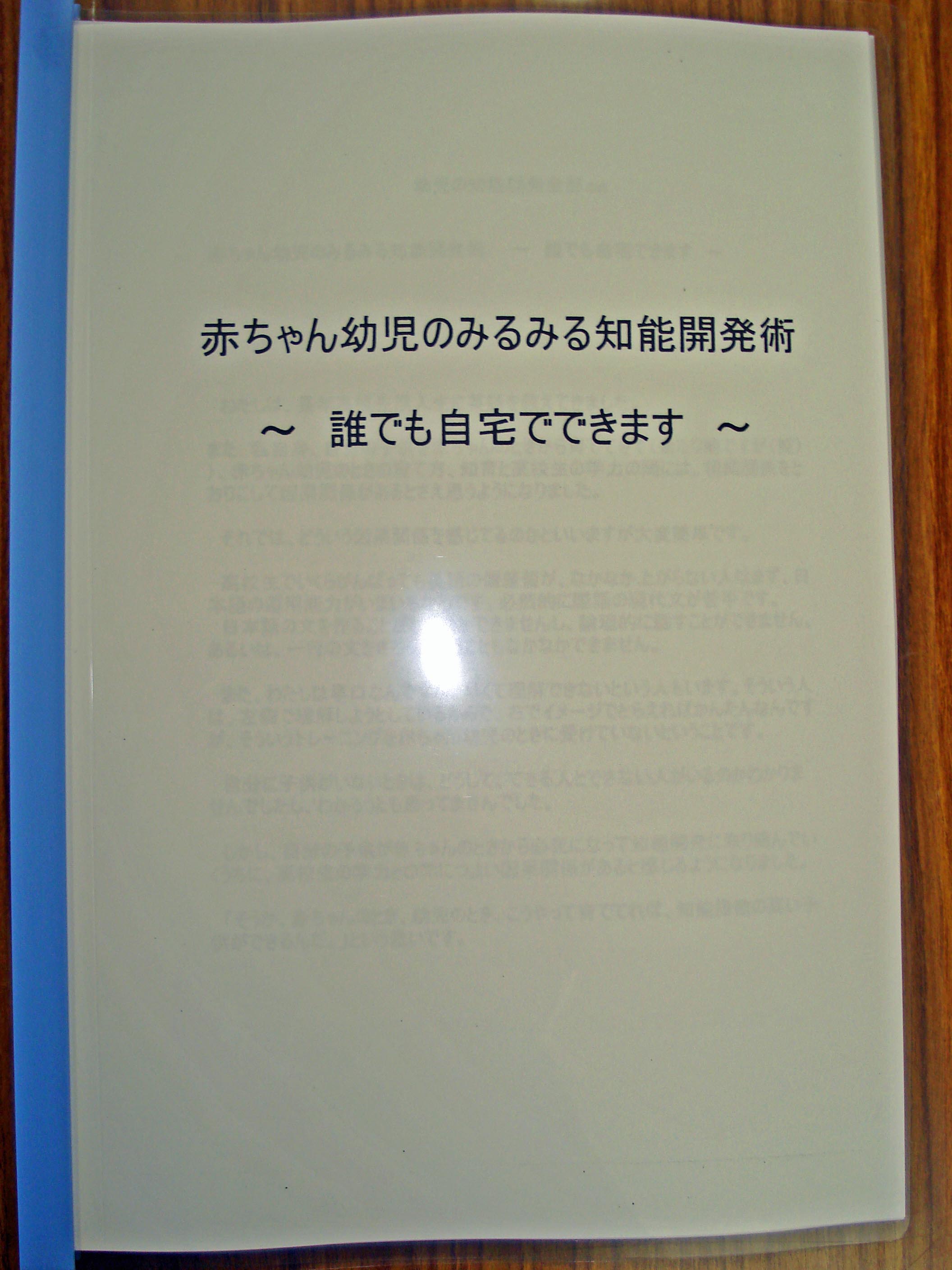 赤ちゃん幼児のみるみる知能開発術