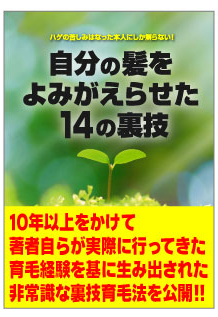 ハゲが治った！自分の髪をよみがえらせた１４の裏技