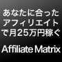 あなたが稼げる手法を見つけ出す、アフィリエイトマトリクス無料解説セミナー