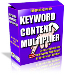 何百ものキーワードリッチなページを量産する「KEYWORD CONTENT MULTIPLIER」【再販権付】