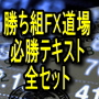 テキスト全セット　　FXプロトレーダーの実力をめざす「勝ち組FX道場」の必勝テキスト