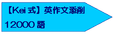 【Kei式】英作文添削12000語