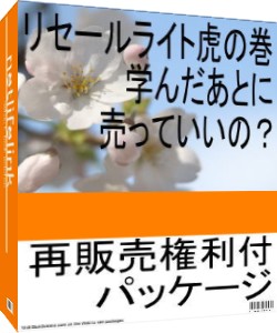 リセールライトビジネス虎の巻　再販権付パッケージ