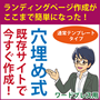 ランディングページ作成がここまで簡単になった！レイアウトやデザインで苦労しない「穴埋め式LP作成テンプレート」（ワードプレス用 通常テンプレートタイプ）。初心者でも集客アップ、売上アップ！