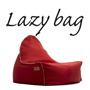 LAZY BAG 323-BB ビーズクッションソファ レッド色