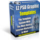 【特典満載・再販権つき】EZ PSD Graphic Template（EZ PSDグラフィックテンプレート）：再販売権利付きのグラフィックテンプレートソフト
