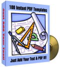 Instant PDF Templates 100:インスタント PDF テンプレート 100