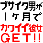 ブサイクな男が一ヶ月でカワイイ彼女を作る方法