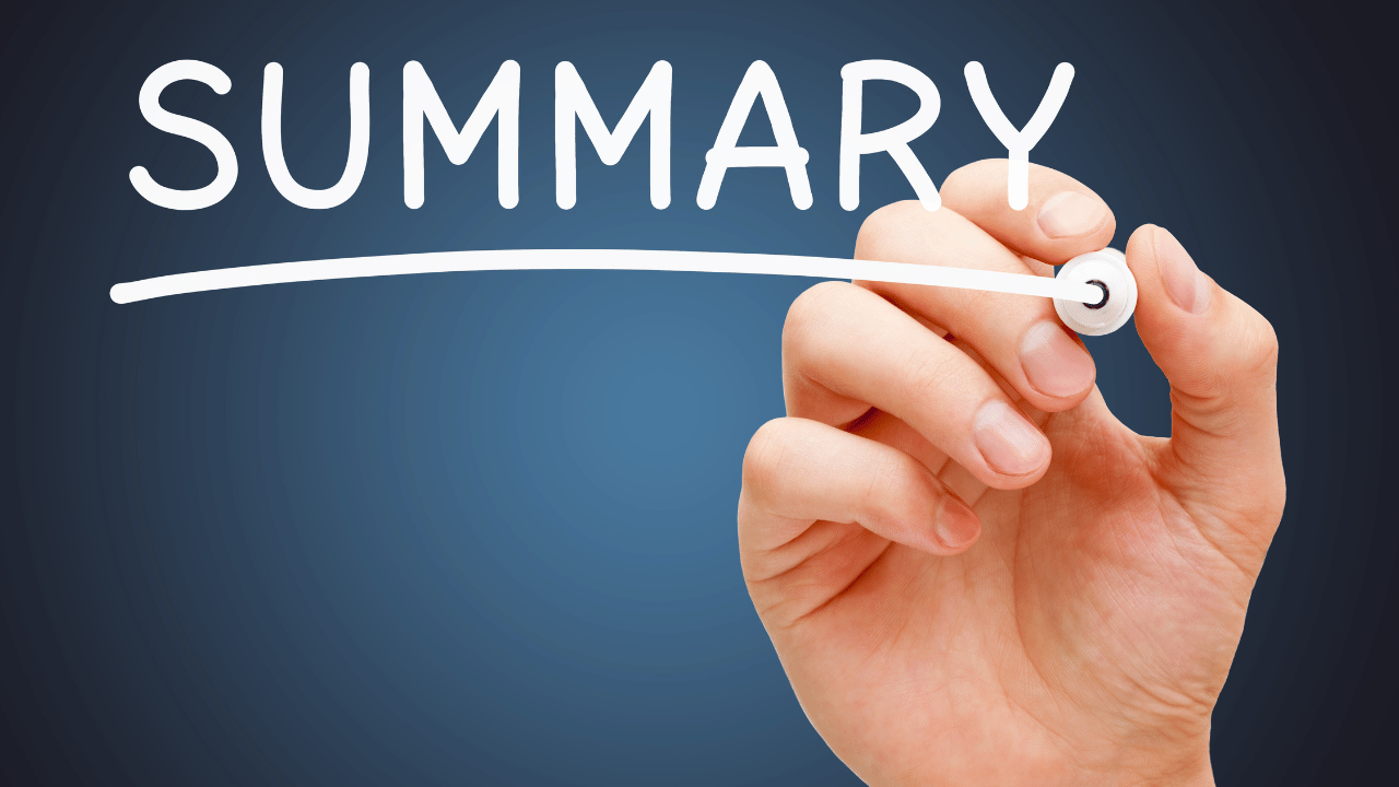 summaryの文字を指さしてる人