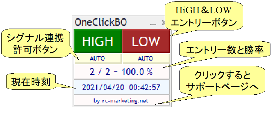 ワンクリックBOトレーニング
