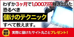 －実際に稼いだものから聞け！－アフィリエイト儲けのテクニックすべて教えます!