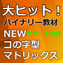 サポート付きNEWコの字型マトリックス