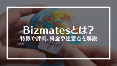 Bizmates(ビズメイツ)とは？特徴や評判、料金や注意点を解説