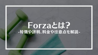 Forza(フォルツァ)とは？特徴や評判、料金や注意点を解説